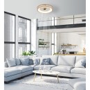 Globo 03650 LED ventilátor s osvetlením GATIAN  | 30W integrovaný LED zdroj | 2250lm | 2700-6500K