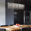 Ideal Lux 098784 nástenné svietidlo Giada transparente 5x40W | G9 - chróm