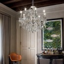 Ideal Lux 060514 závesné stropné svietidlo Gioconda Oro 8x40W | E14 - zlatá