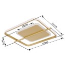 Globo 48553-36 LED prisadené stropné svietidlo REBALL  | 36W integrovaný LED zdroj | 2650lm | 3000K