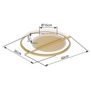 Globo 48553-36R LED prisadené stropné svietidlo REBALL  | 36W integrovaný LED zdroj | 2800lm | 3000K