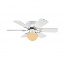 Globo 03070 stropné svietidlo s ventilátorom Formentera 1x60W | E27 - s ťahovým vypínačom / retiazkou /