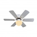 Globo 03070 stropné svietidlo s ventilátorom Formentera 1x60W | E27 - s ťahovým vypínačom / retiazkou /
