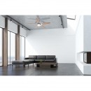 Globo 0308 stropné svietidlo s ventilátorom Azura 1x60W | E14 - s ťahovým vypínačom