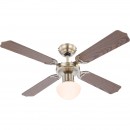 Globo 0309 stropné svietidlo s ventilátorom Champion 1x60W | E27 - s ťahovým vypínačom