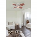 Globo 0318 stropné svietidlo s ventilátorom Wade 1x60W | E14 - s ťahovým vypínačom