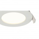 Globo 12390-9D LED zápustné bodové svietidlo Unella 1X9W | 650L | 3000K-4000K-6000K - fixácia farieb, stmievateľné, biela