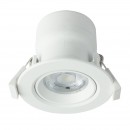 Globo 12393-9D LED zápustné bodové svietidlo Polly 1X9W | 720L | 3000K - biela