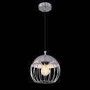 Globo 15034H závesné stropné svietidlo Murro 1x60W | E27 - matný nikel, chróm
