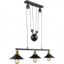 Globo 15053-3 závesné stropné svietidlo Lenius 3x60W | E27