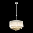 Globo 15094H závesné stropné svietidlo Sierra 12x3W | G9 LED | 130l | 3000K - nastaviteľná výška, chróm, strieborná, krištáľ