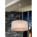 Globo 15185H1 závesné stropné svietidlo Paco 1x60W | E27 - šedá, matný nikel