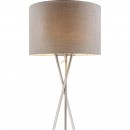 Globo 15185S1 stojacie svietidlo Paco 1x60W | E27 - šedá, matný nikel