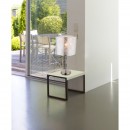 Globo 15188T1 stolové svietidlo Amy Aj 1x 60W | E27 - strieborná, matný nikel