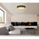 Globo 15229D4 LED stropné svietidlo Clarke 1x60W | 3000lm | 3000-6000K - stmievateľné, fixácia farieb, diaľkový ovládač, čierna, matný nikel, zlatá