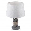 Globo 15255T stolové svietidlo Livia 1x60W | E27 - šedá