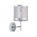 Globo 15259W nástenné svietidlo Naxos 1x40W | E14 - chróm