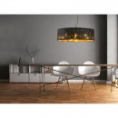 Globo 15264H2 závesné stropné svietidlo Tuxon 3x60W | E27 - čierna, zlatá