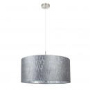 Globo 15265H1 závesné stropné svietidlo Tarok 3x60W | E27 - strieborná