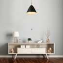 Globo 15325B závesné stropné svietidlo Pura 3x60W | E27 - ťahový vypínač, čierna
