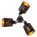 Globo 15342-3D prisadené stropné svietidlo Tunno 3x15W | E14