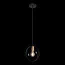 Globo 15346-1 závesné stropné svietidlo Vigo 1x60W | E27 - čierna
