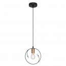 Globo 15346-1 závesné stropné svietidlo Vigo 1x60W | E27 - čierna
