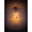 Globo 15353-3H závesné stropné svietidlo Gijon 3x40W | E14 - čierna