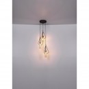 Globo 15353-3H závesné stropné svietidlo Gijon 3x40W | E14 - čierna