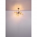 Globo 15353-6D závesné stropné svietidlo Gijon 6x40W | E14 - čierna