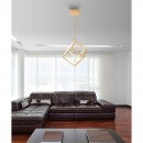 Globo 15605G LED závesné stropné svietidlo Selmy 1x23W | 580L | 3000K - zlatá