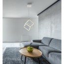 Globo 15605S LED závesné stropné svietidlo Selmy 1x23W | 580L | 3000K - strieborná