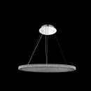 Globo 15683 LED závesné stropné svietidlo Curado 1x68W | 4800lm | 6500K - chróm, sklo, stmievateľné, diaľkové ovládanie, 3 fázové stmievanie