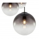 Globo 15861-3 závesné stropné svietidlo Varus 3x40W | E27 - matný nikel, dymová