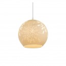 Globo 22803H závesné svietidlo Subara 1x40W | E27 - matný nikel, biela