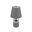 Globo 24135C stolové svietidlo Eugen 1x40W | E14 - šedá