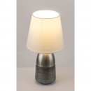 Globo 24135W stolové svietidlo Eugen 1x40W | E14 - biela, šedá