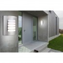 Globo 3156-5 nástenná lampa Orlando 1x60W | E27 | IP44 - nerez, opál