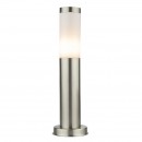 Globo 3158 vonkajšia stojaca lampa Boston 1x60W | E27 | IP44 - nerez, opál