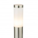 Globo 3158 vonkajšia stojaca lampa Boston 1x60W | E27 | IP44 - nerez, opál