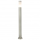 Globo 3159 vonkajší stĺpik Boston 1x60W | E27 | IP44 - nerez, opál