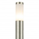 Globo 3159 vonkajší stĺpik Boston 1x60W | E27 | IP44 - nerez, opál