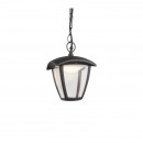 Globo 31829 LED vonkajšie závesné svietidlo Delio 1x7W | 360L | 3000K | IP44 - čierna