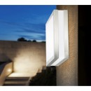 Globo 32208 vonkajšie stropné svietidlo Creek 1x20W | E27 LED | IP44 - nerez, opál