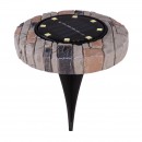 Globo 33414S-4 LED vonkajšie solárne svietidlo Solar 8x0,1W | 4000K | IP44 - na zapichnutie, set 4 svetiel, čierna