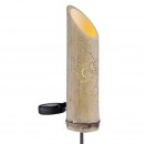 Globo 33605 LED vonkajšie solárne svietidlo Solar 1x0,06W | 2700K | IP44 - na zapichnutie, bambus