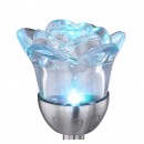 Globo 33973-2 LED vonkajšie solárne svietidlo Solar 1x0,06W | RGB | IP44 - set 2 svetiel, nerez