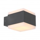 Globo 34173RGBSH LED vonkajšie nástenné svietidlo Slice 1x15W | 3000-6500K | IP44 | RGB - stmievateľné