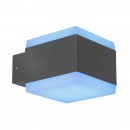 Globo 34173RGBSH LED vonkajšie nástenné svietidlo Slice 1x15W | 3000-6500K | IP44 | RGB - stmievateľné