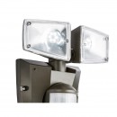 Globo 3717S LED solárne záhradné svietidlo s pohybovým čidlom Solar 2x3W | 209lm | 6000K | IP44 - nastaviteľná výška, šedá